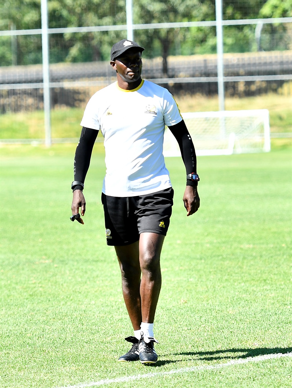 STELLENBOCH, SOUTH AFRICA - JANAURY 08: Helman Mkhalele during the South Africa national mens soccer team media open day at Lentelus Sportsground on January 08, 2023 in Stellenbosch, South Africa. (Photo by Ashley Vlotman/Gallo Images)