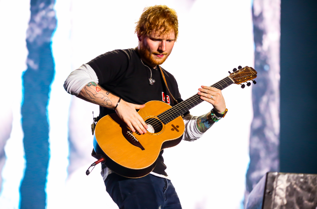 Ed Sheeran has a passion for helping others through the medium of music (Photo credit: Gallo Images/Getty Images)