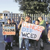 Steenberg residents protest 'in solidarity with teachers' affected by budget cuts