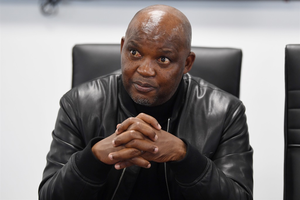 Pitso Mosimane during a media conference in June last year. 