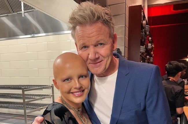 Madison Baloy was over the moon when she got to achieve her dream of meeting British chef Gordon Ramsay. (PHOTO: Instagram/@fruitsnackmaddy)