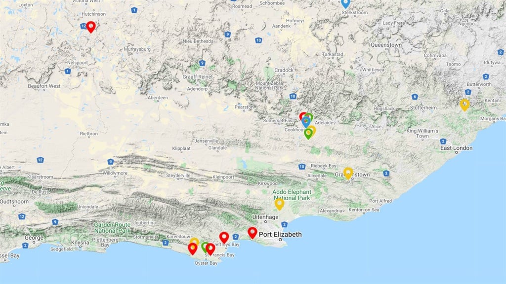 Eastern Cape primed to become wind power hub of SA this map