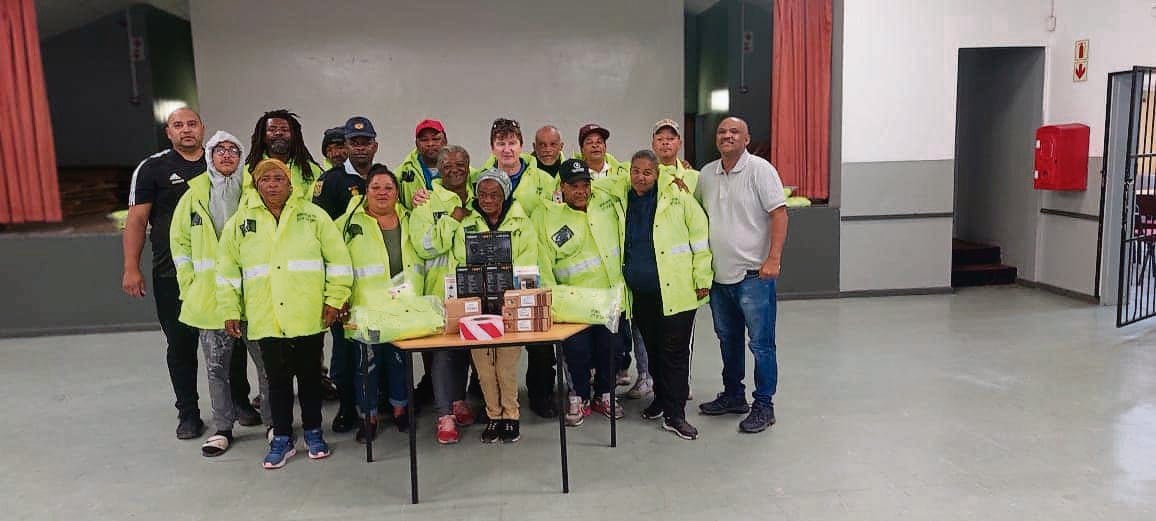 Neighbourhood watch patrollers in Ocean View received new equipment to the value of R100 000 on Wednesday 1 May.PHOTOS: Supplied