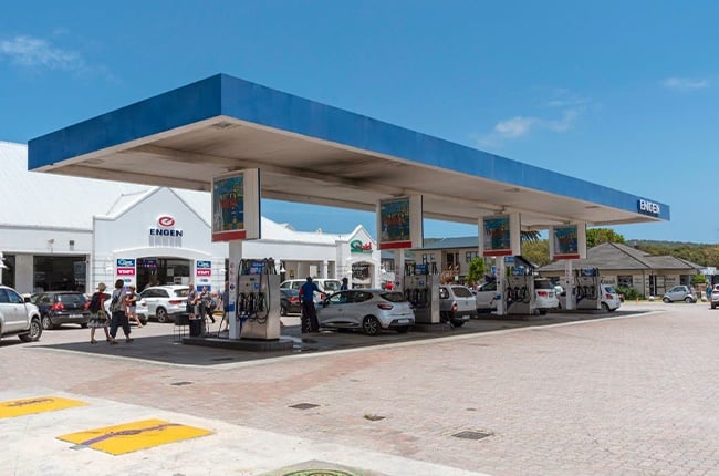 Fuel station in South Africa