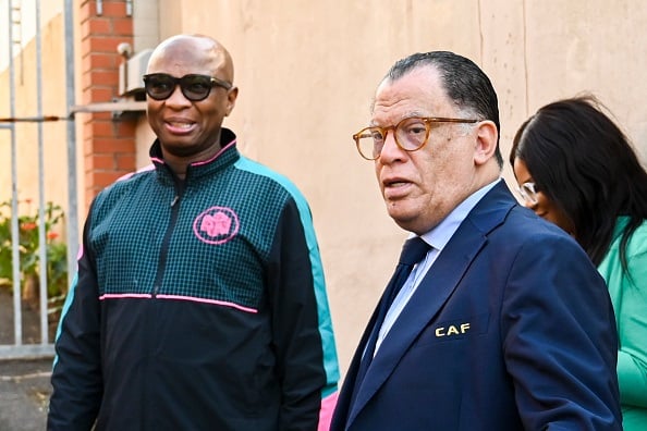 A Nigeria icon believes SAFA, who are headed up by president Danny Jordaan (right), deserve plaudits for the way South Africa have performed at AFCON 2023 so far. 