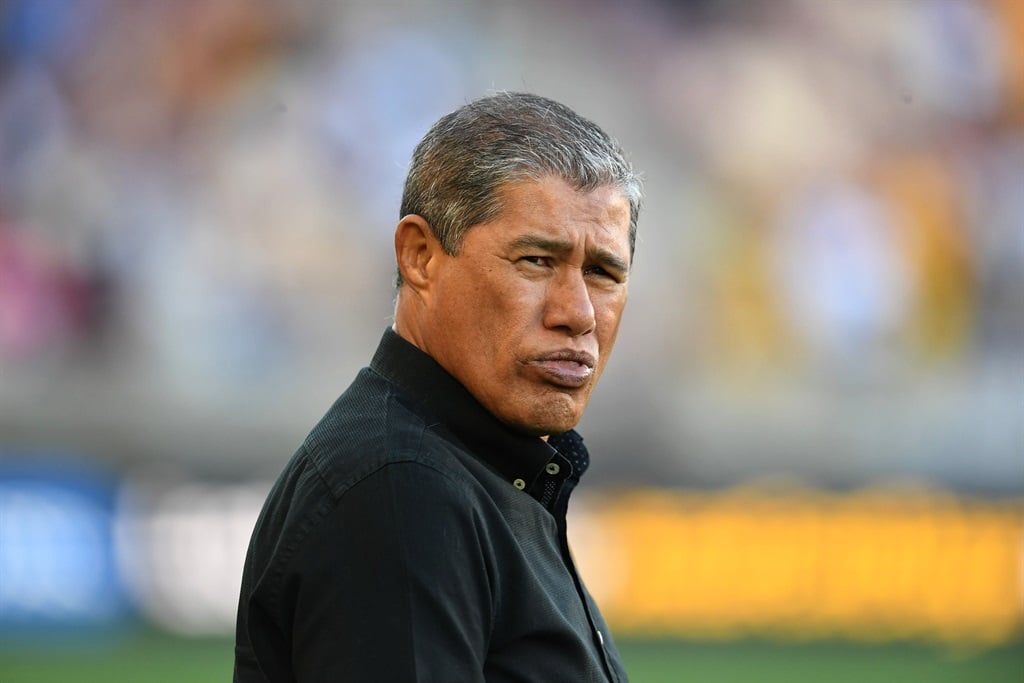 POLOKWANE, SOUTH AFRICA - APRIL 27: Cavin Johnson head coach of Kaizer Chiefs during the DStv Premiership match between Kaizer Chiefs and  SuperSport United at Peter Mokaba Stadium on April 27, 2024 in Polokwane, South Africa. (Photo by Philip Maeta/Gallo Images)