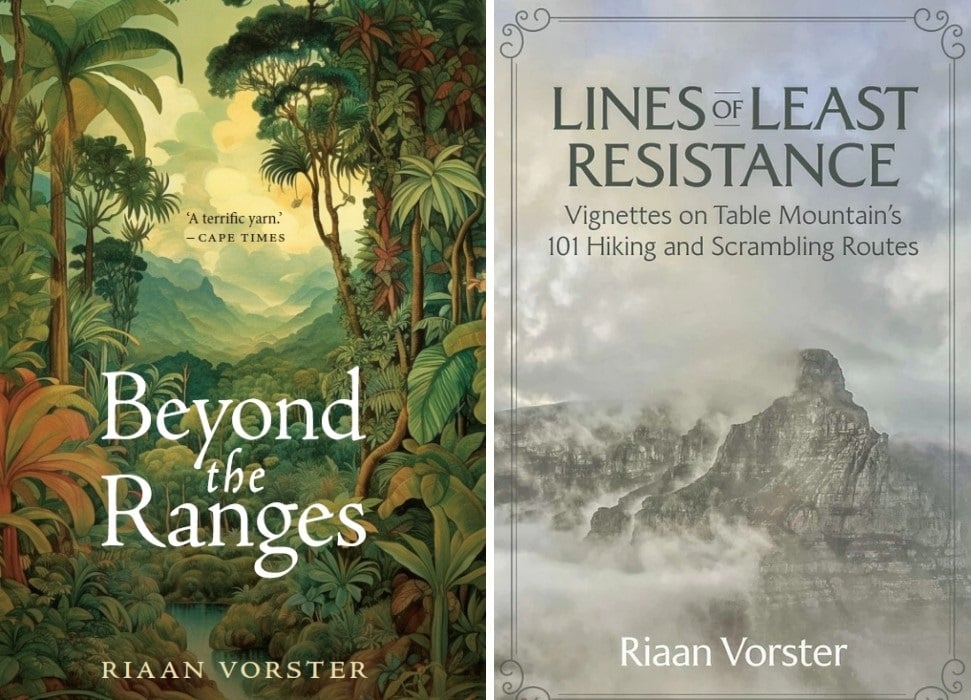 Riaan Vorster's books Beyond the Ranges and Lines of Least Resistance. 