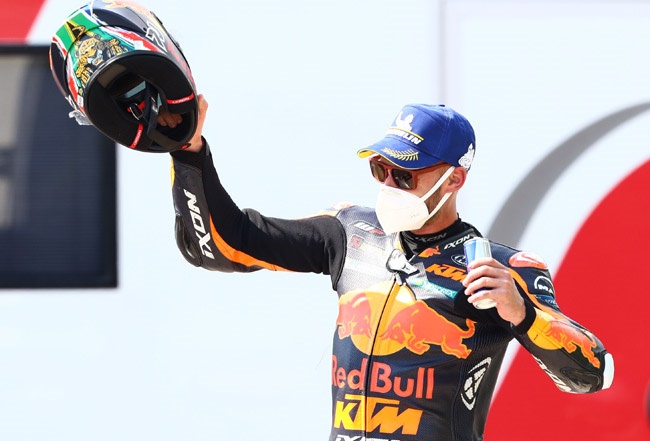Brad Binder has won the 2020 MotoGP Rookie of the Year title.