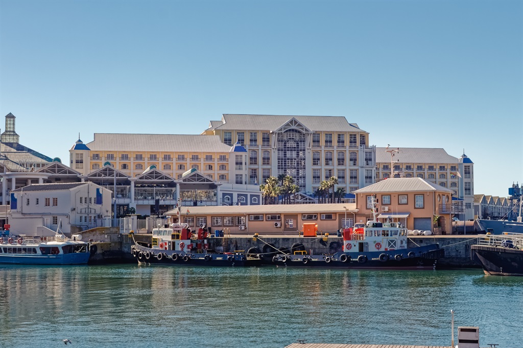 A view of the Victoria Wharf Shopping Centre at the V&A Waterfront in Cape Town. 