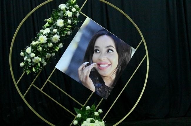 Family and friends attended a memorial service for kwaito artists Mshoza on Wednesday.