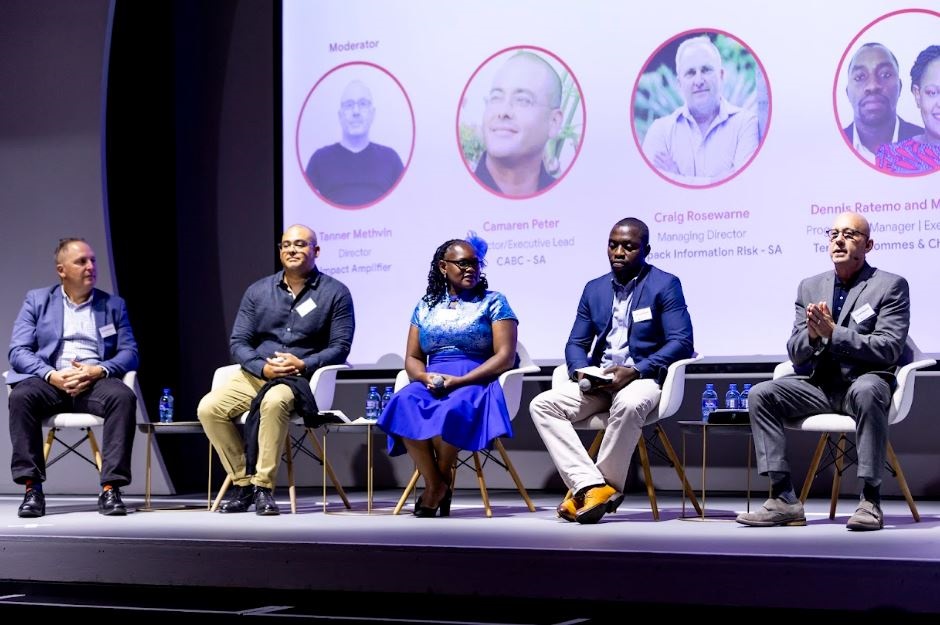 A panel discussion at the launch of the Africa Online Safety Platform. 