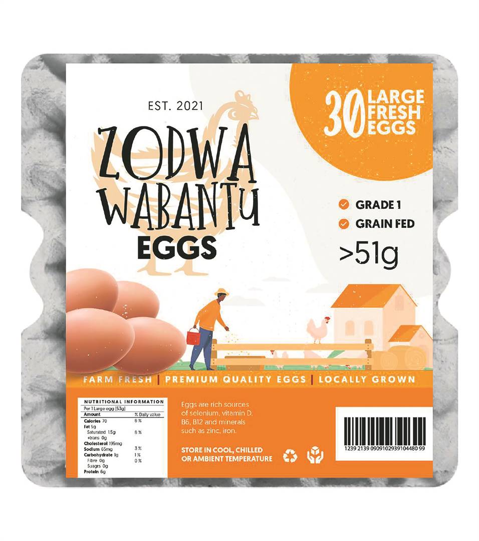 Zodwa Wabantu has opened a poultry business selling chickens and eggs.