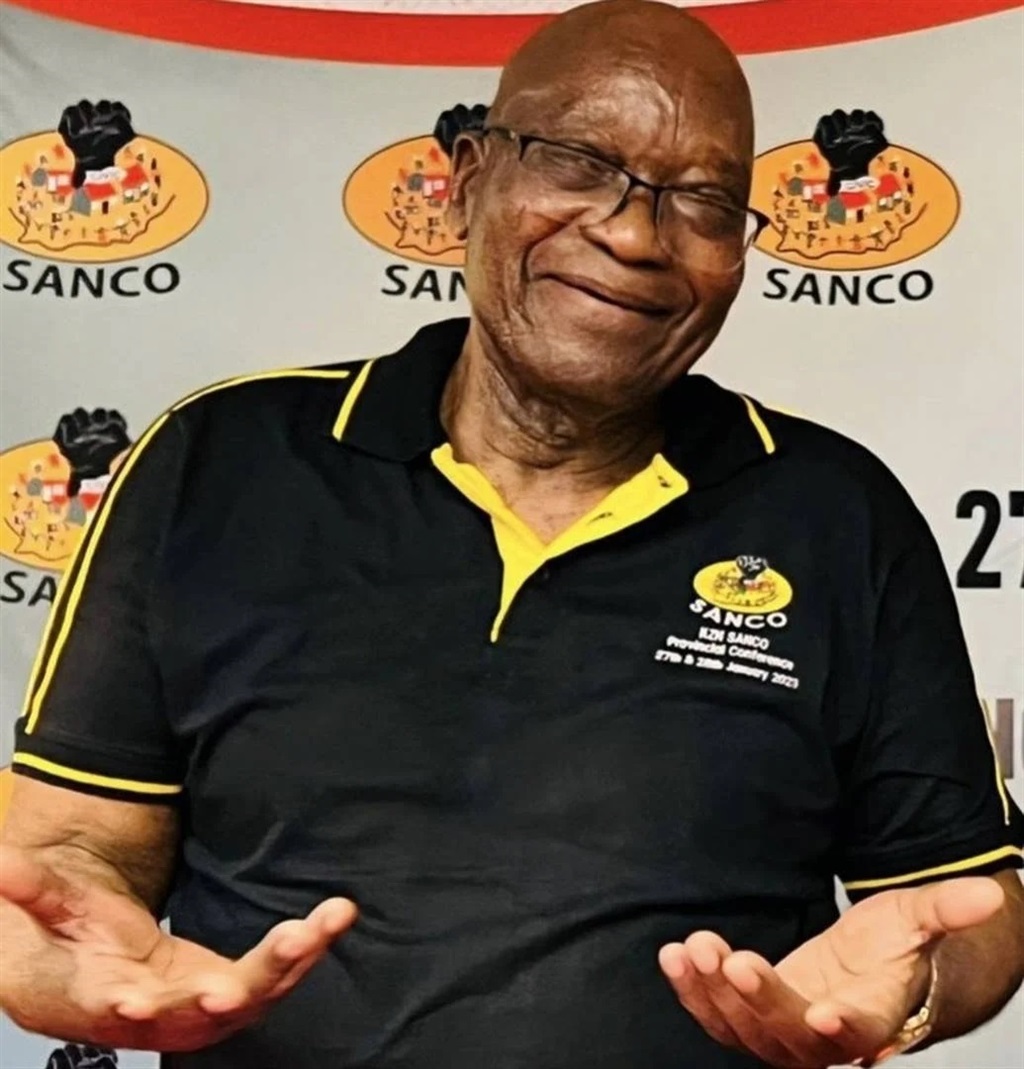 Former president Jacob Zuma said he won't vote for the ANC in 2024. Photo from X