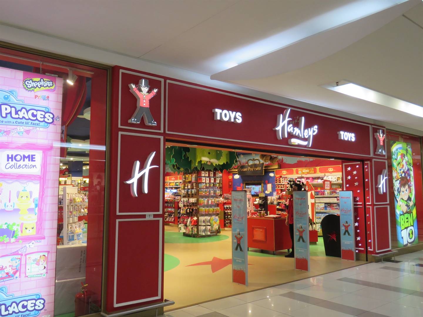 Die Hamleys-speelgoedwinkel in Bedfordview, Johannesburg. Foto: Elvira Wood