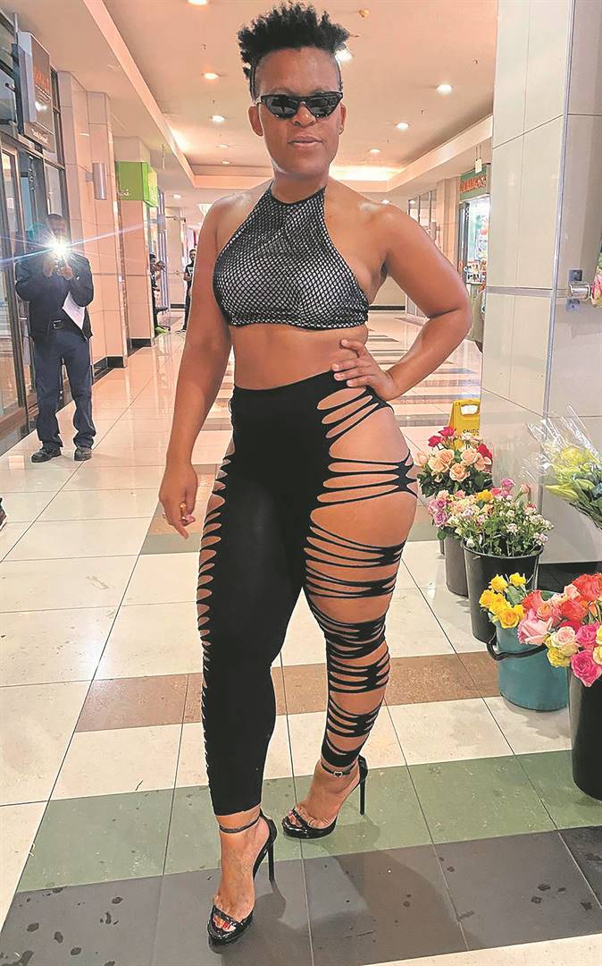 BOY, OH BOY: Zodwa Wabantu says her game is to keep hustling.    Photo from Instagram