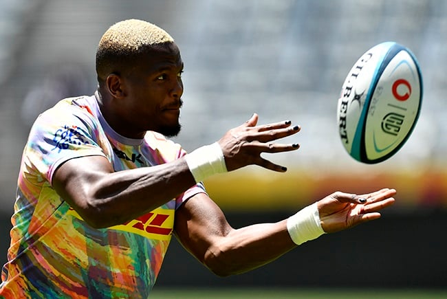 Hacjivah Dayimani during the Stormers captain's run at Cape Town Stadium on 22 December 2023. (Photo by Ashley Vlotman/Gallo Images)
