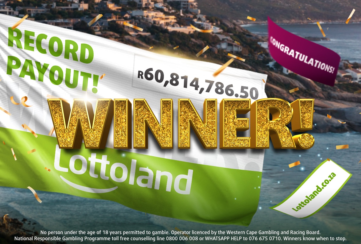 A BIG Win For A Lucky Lottoland SA Punter Winning R60,8 Million!
