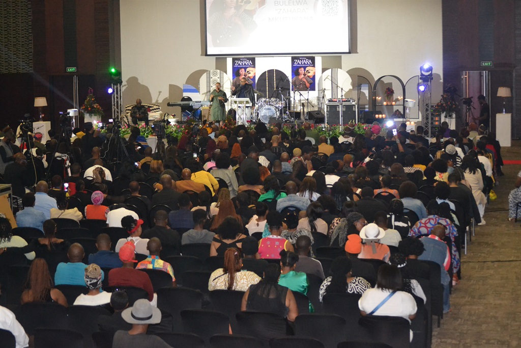 Mourners turned out in their numbers at the ICC in East London to celebrate Zahara's life. Photo by Luvuyo Mehlwana