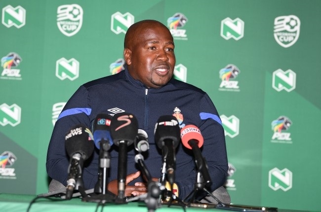 University of Pretoria FC's coach Tlisane Motaung has invoked the spirit of 2009 in order to inspire AmaTuks to emulate their giant killing exploits of the past when they take on Mamelodi Sundowns in the quarter-finals of the Nedbank Cup. (Lefty Shivambu/Gallo Images)
