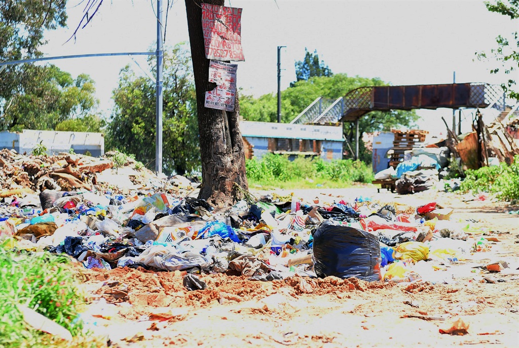 The dilapidated Bosmont train station is now nothing more than an illegal dumping ground: Photo by Morapedi Mashashe