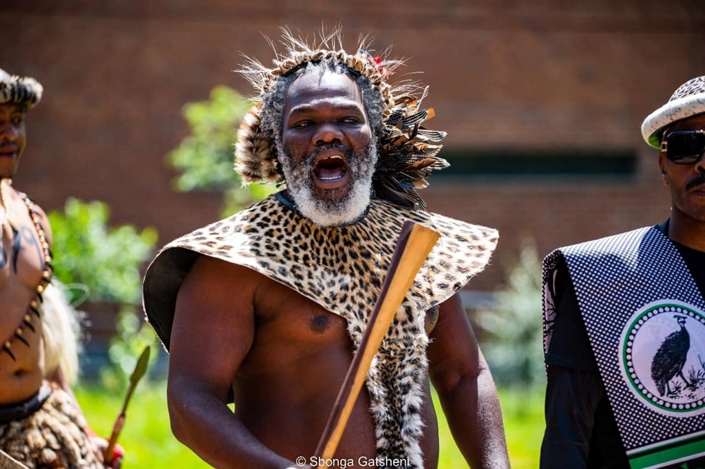 Actor and musician Mbuso Khoza, who plays Maphalala on Umkhokha: The Curse. 