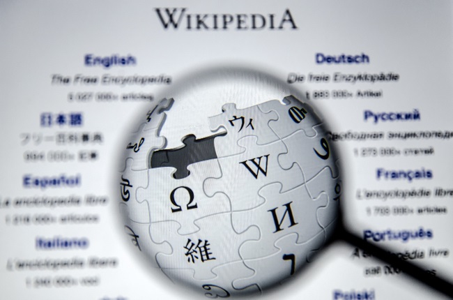 Free online resource Wikipedia, one of the world's most popular websites turns 20 this month. (PHOTO: GALLO IMAGES/GETTY IMAGES)