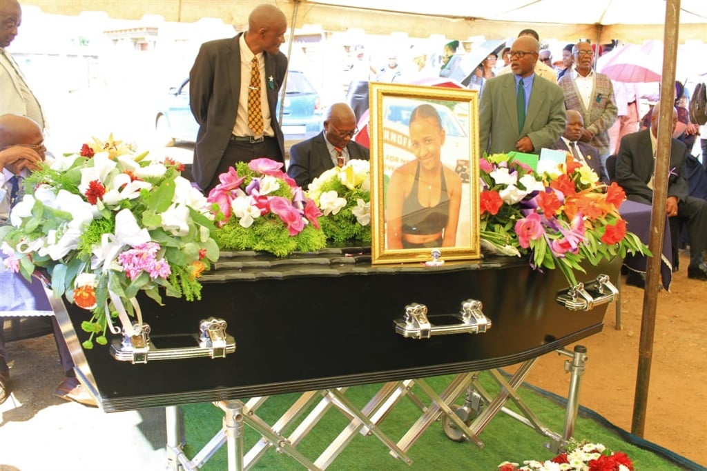 Community members come out in numbers for the funeral service of Relebohile Mofokeng on Saturday, 9 March. Photo by Tumelo Mofokeng