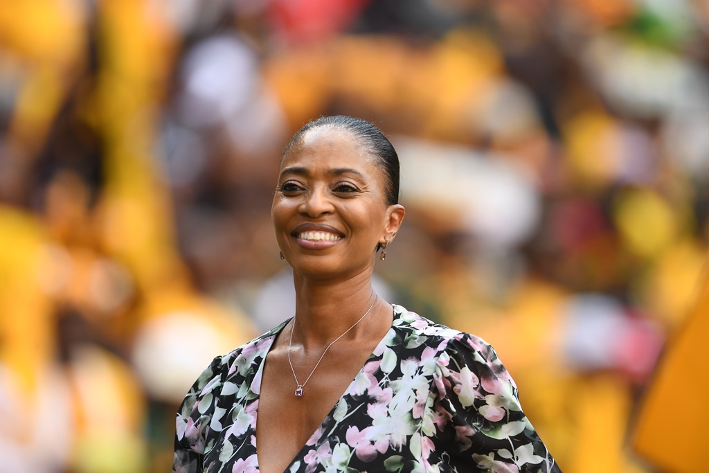 Jessica Motaung during the DStv Premiership match between Orlando Pirates and Kaizer Chiefs at the FNB Stadium on 9 March 2024 in Johannesburg, South Africa. 