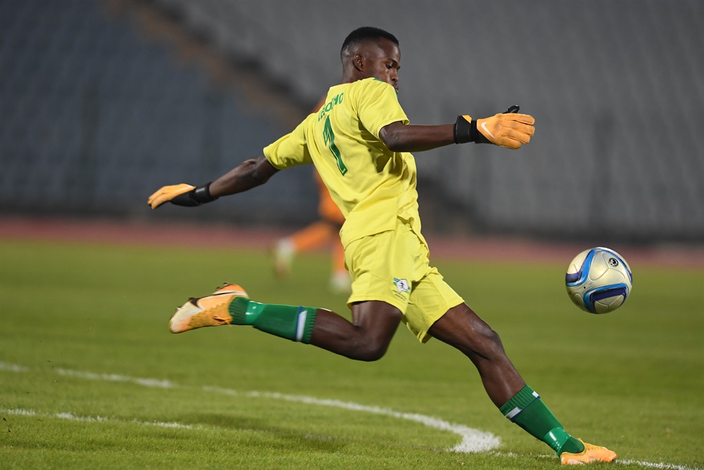 JOHANNESBURG, SOUTH AFRICA - JUNE 09: Benedict Moerane of Lesotho during the 2023 Africa Cup of Nations, qualifier match between Lesotho and Cote dIvoire at Dobsonville Stadium on June 09, 2022 in Johannesburg, South Africa. (Photo by Lefty Shivambu/Gallo Images)
