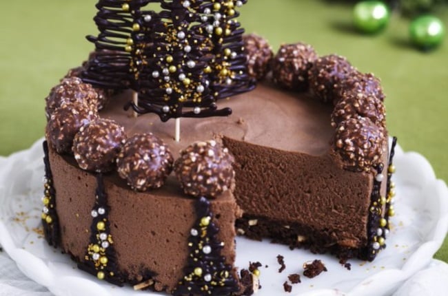  Chocolate Irish cream mousse cake 