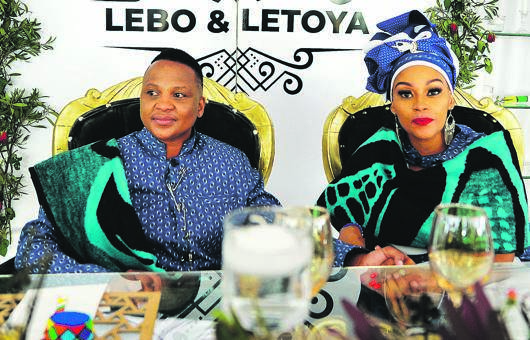 PERFECT SETUP: Letoya and Lebo’s wedding venue at Moletsane Sports Complex in Soweto.            Photos by        Trevor Kunene