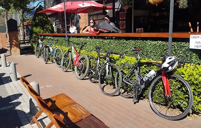 Coffee spots for cyclists in Hazelwood Village, Pr