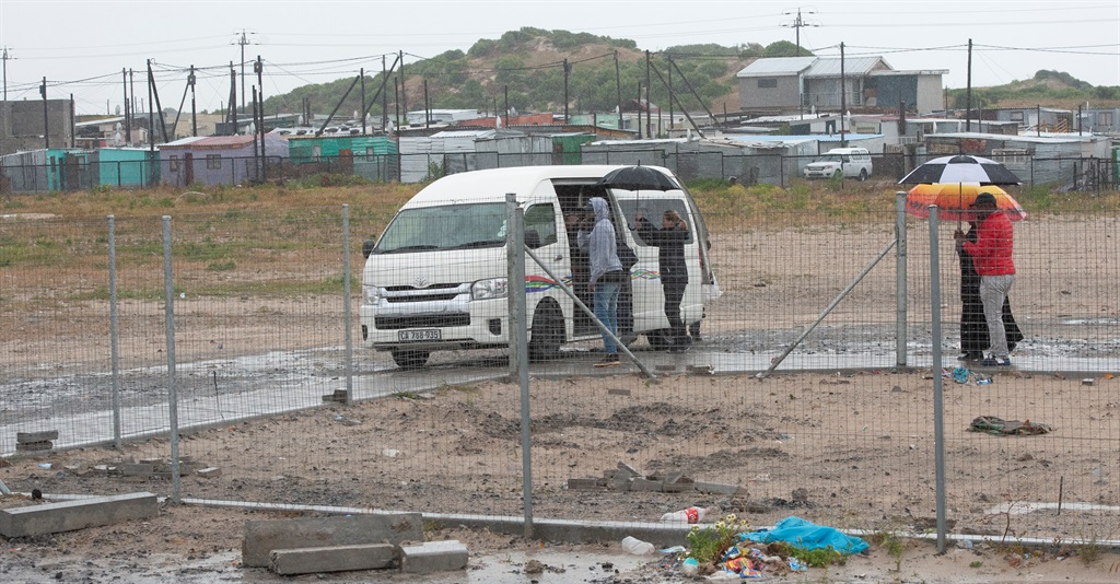 A mini-bus taxi in the township of Khayelitsha in October 2019 in Cape Town. Picture: Gallo Images/Brenton Geach