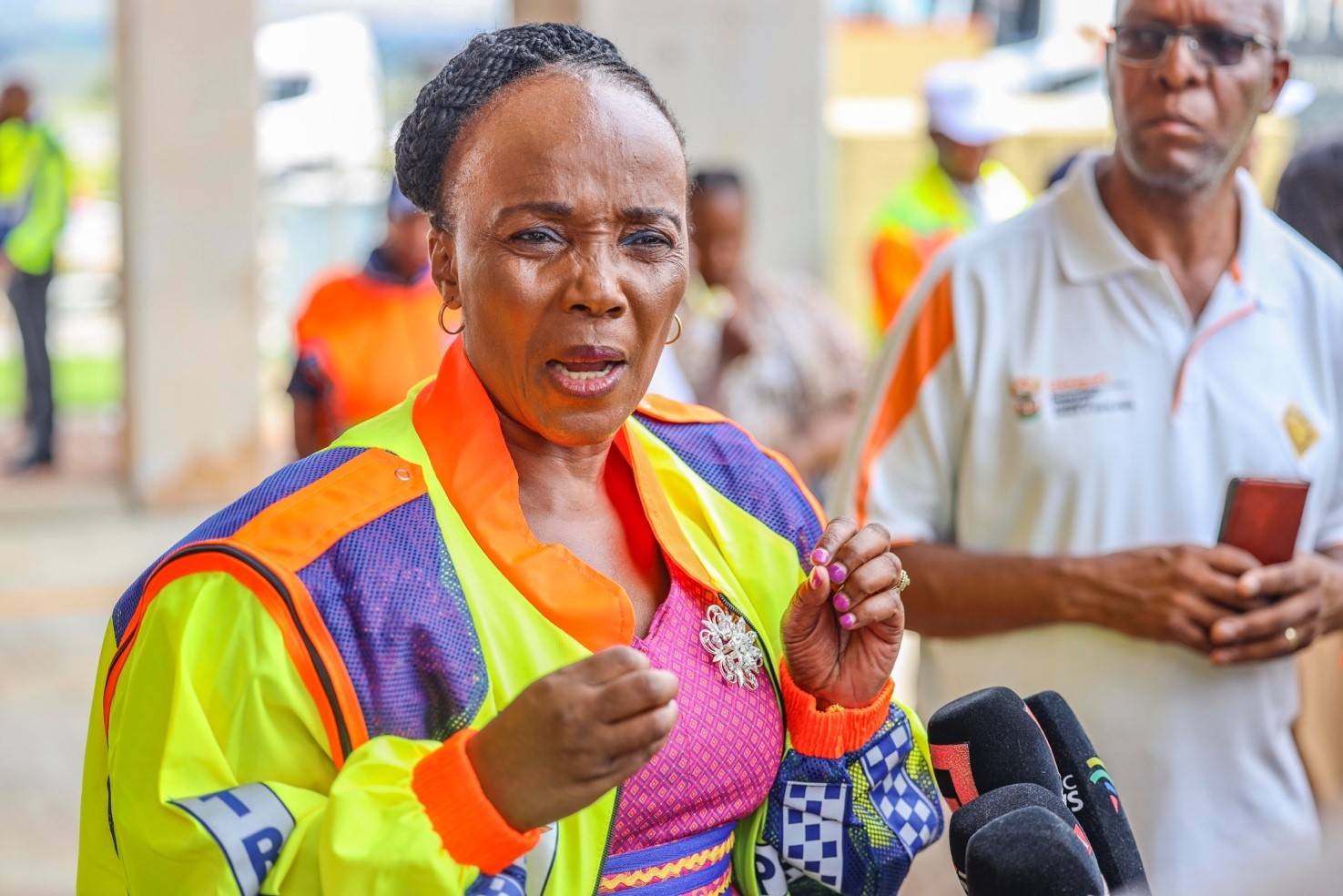 Sindisiwe Chikunga, minister of transport, pleaded with motorists to drive safely during the Easter break
