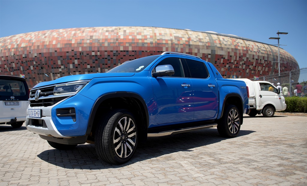 The VW Amarok Aventura stood out during the Soweto derby at the FNB Stadium in November. Photo: Tebogo Letsie