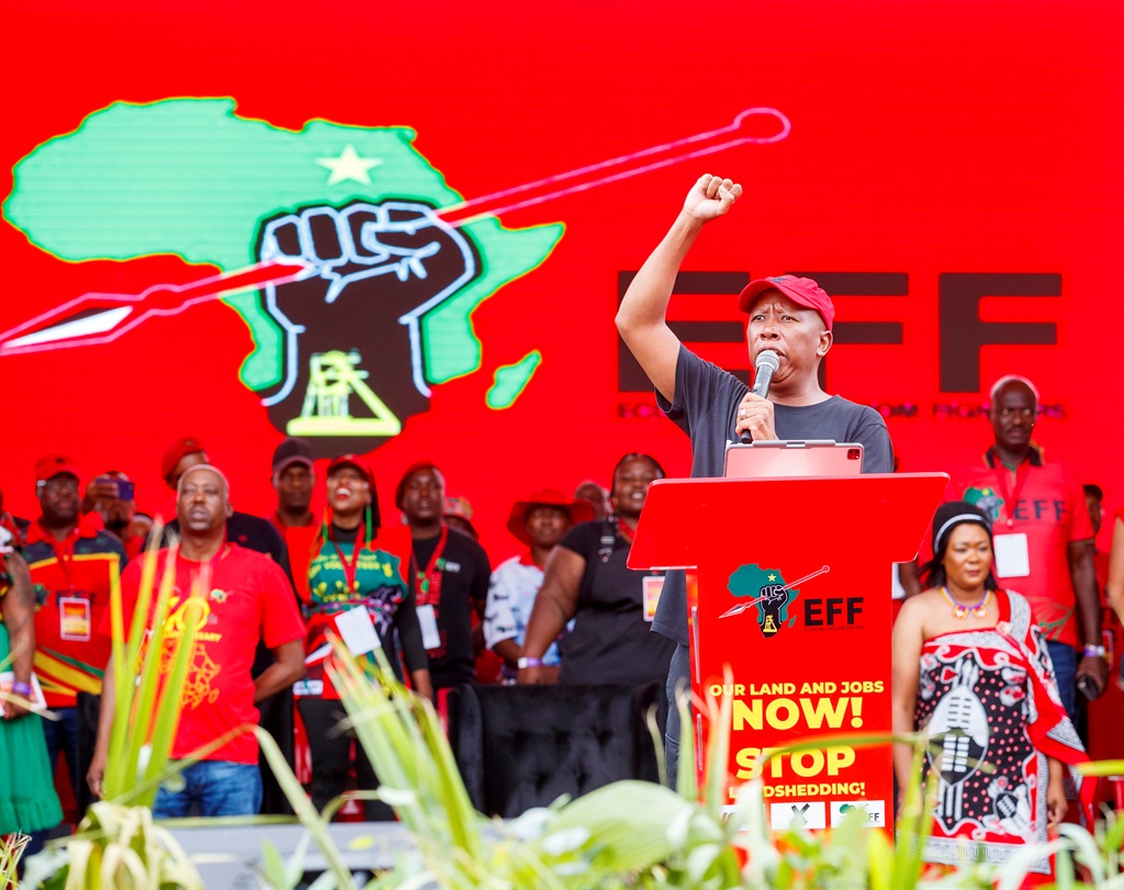 MBOMBELA, SOUTH AFRICA - MARCH 09: Julius Malema 