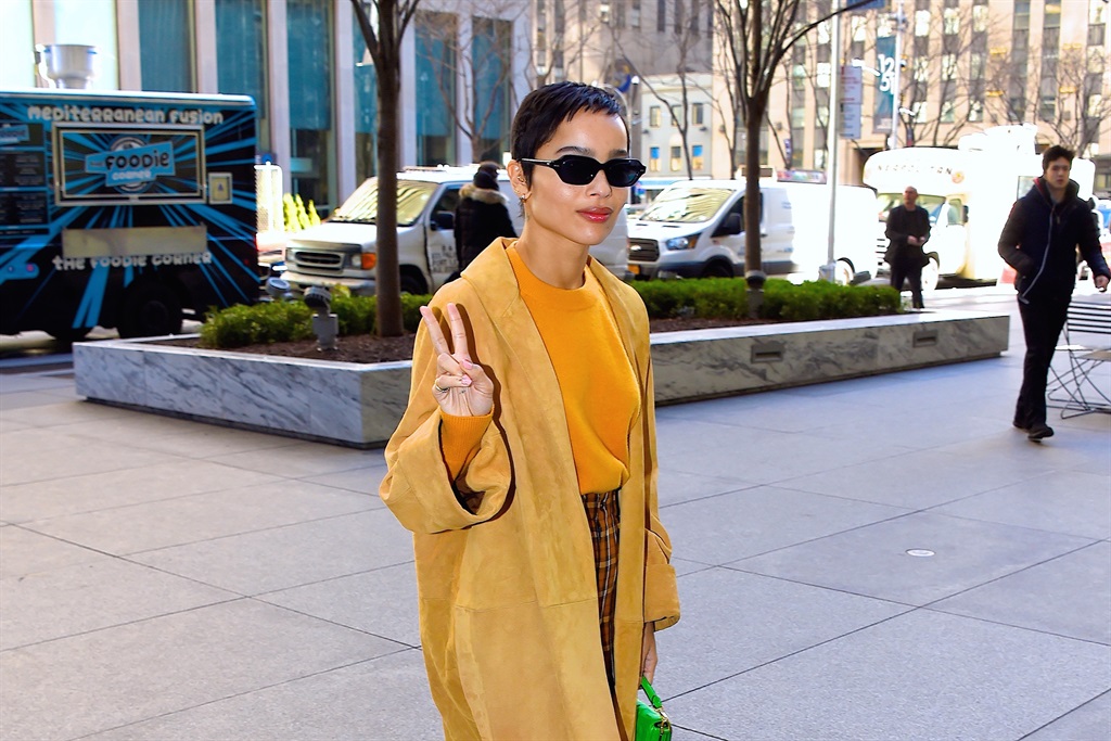 Zoe Kravitz seen out and about in Manhattan on  February 14, 2020 in New York City.  Photo by Robert Kamau/ GC Images/ Getty Images