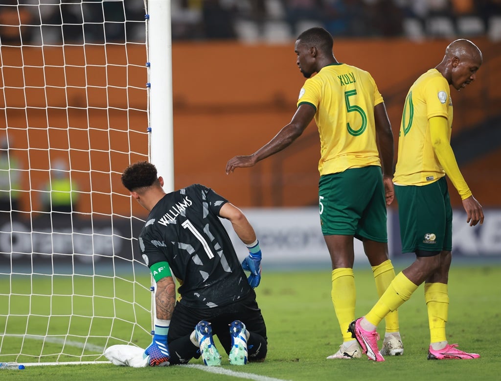 Ronwen Hayden Williams (Captain) of South Africa during the TotalEnergies CAF Africa Cup of Nations, 3rd Place Playoff match between South Africa and Democratic Republic Of Congo at Stade Felix Houphouet Boigny on February 10, 2024 in Abidjan, Ivory Coast. 