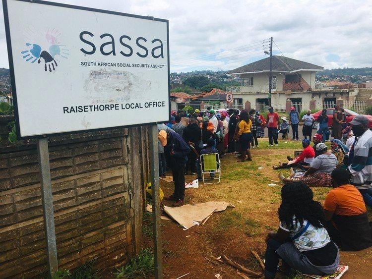 Beneficiaries have been sleeping outside the Sassa office in Raisethorpe, Pietermaritzburg hoping to get a place close to the front of the queue to renew their lapsed disability grants.