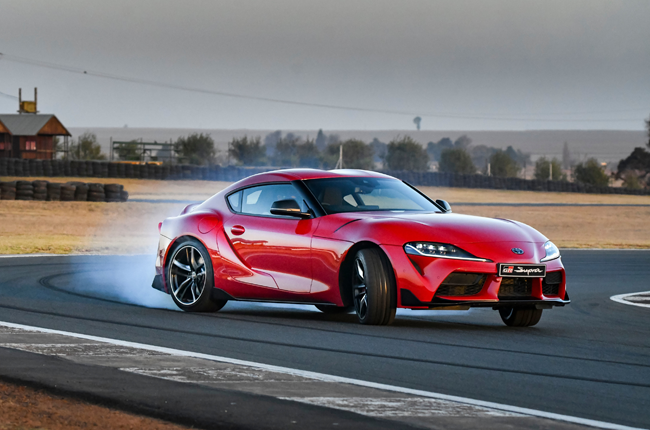 The Toyota Supra is one of the sports cars in South Africa powered by a V6 petrol engine