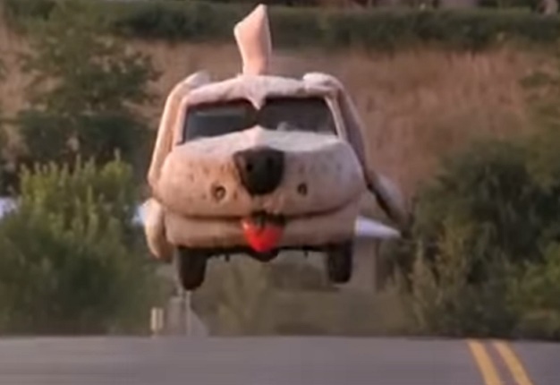 <b>GREAT ROAD TRIP MOVIE:</b> This cool infographic shows you how to recreate your own movie road trip as well as costs and places you'll visit along the way. Now you can and buy your own dog-van from 'Dumb and Dumber' (pictured here) and explore the open road. <i>Image: YouTube</i>