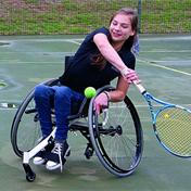 Paralysed Secunda teen becomes a tennis ace after car crash