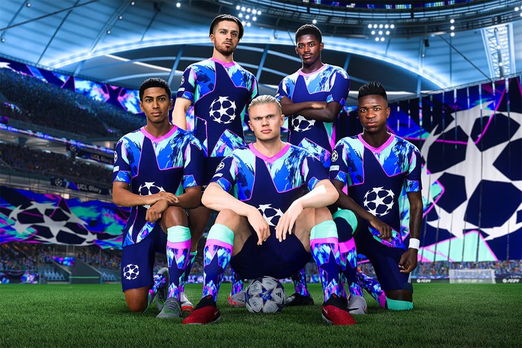 The UEFA Champions League drops their new ‘EA SPORTS FC 24’ Ultimate Team kit.