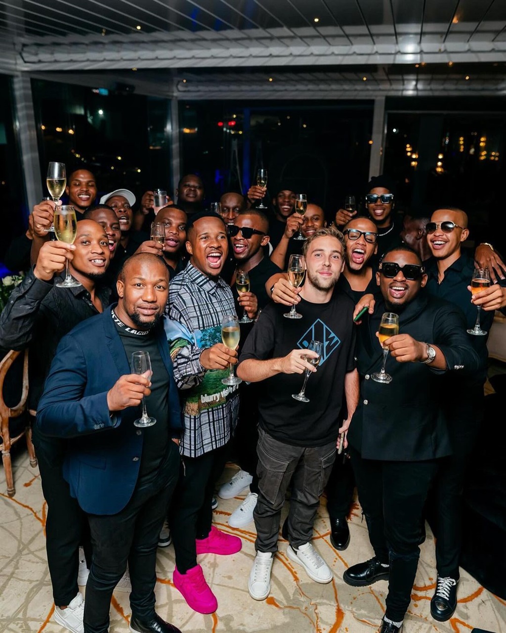 Royal AM chairman Andile Mpisane celebrated in true big baller style over the weekend. 