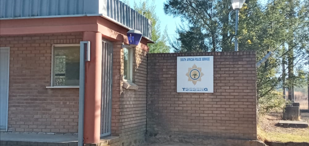 The police station where the man was reported missing. Photo by Joseph Mokoaledi