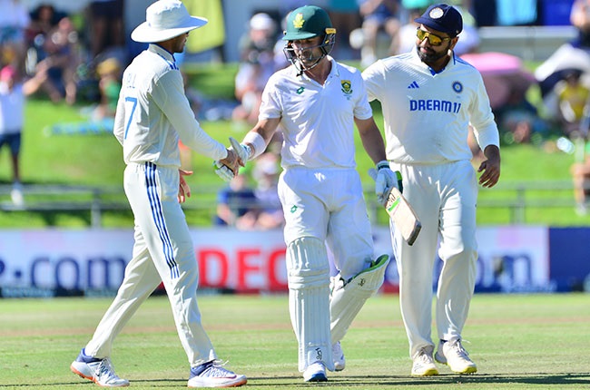 Sport | Elgar's final exit on manic day takes the last of SA's batting pride as flaws laid bare