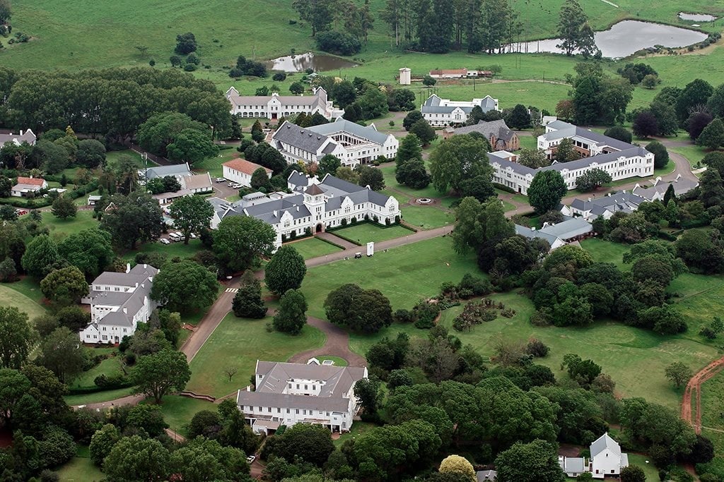 Aerial photo of Hilton's school grounds (Facebook, Hilton College)