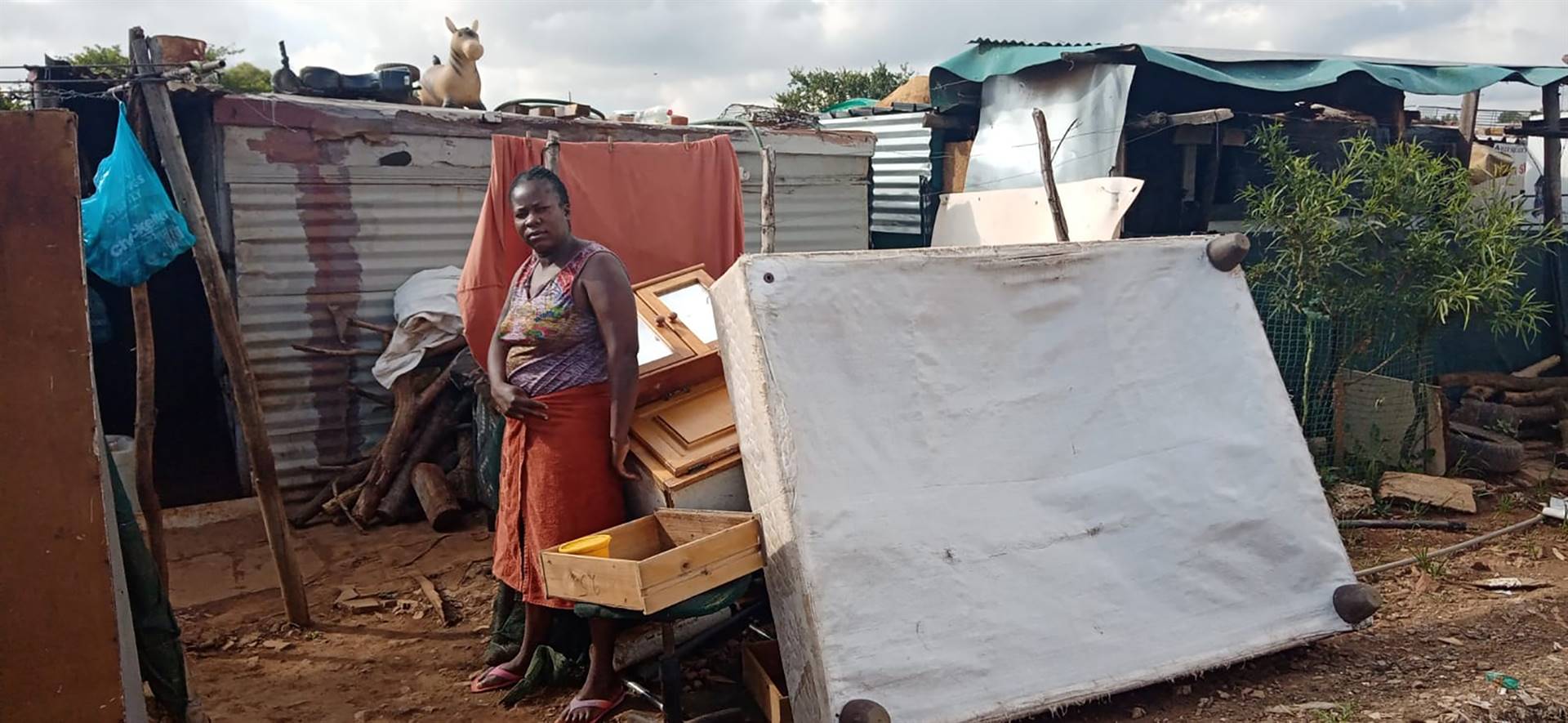Eustina Mutukwa's husband wants his R6000 lobola back, community leaders took out his furniture since he was pestering her. Photo by Karabo Rammutla