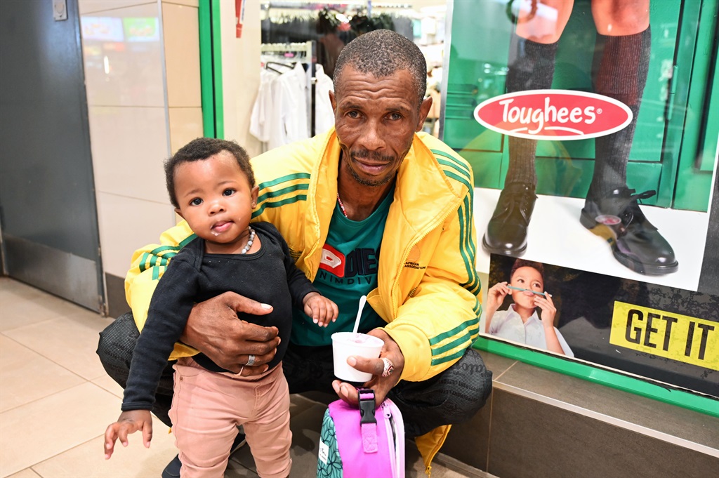 Thembile Khanyana shopping for early learning aids