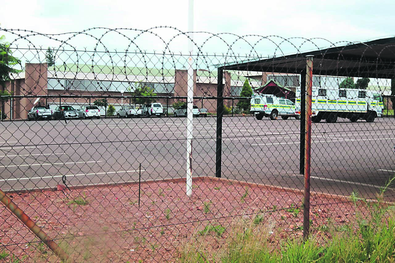 Offices of the railway police at the Nafcoc building in Tshwane were locked after they failed to pay rent. Photo by Raymond Morare